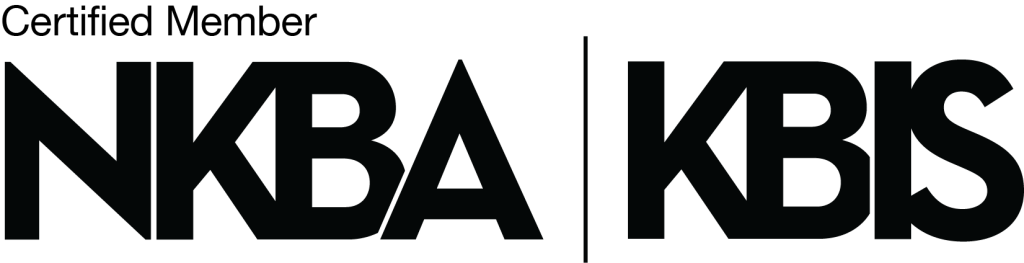 Certified Member NKBA KBIS logo in black with bold horizontal lettering separated by a vertical line